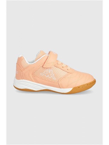 Dětské sneakers boty Kappa oranžová barva