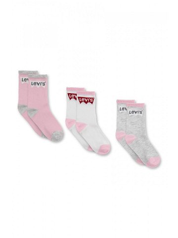 Dětské ponožky Levi s růžová barva