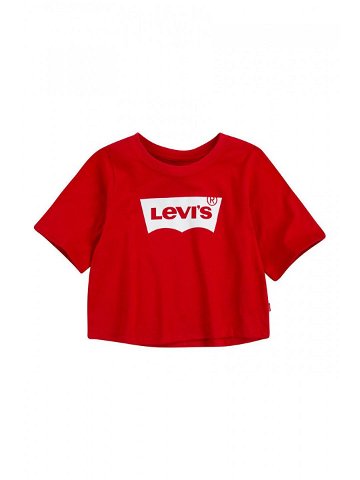 Dětské tričko Levi s červená barva