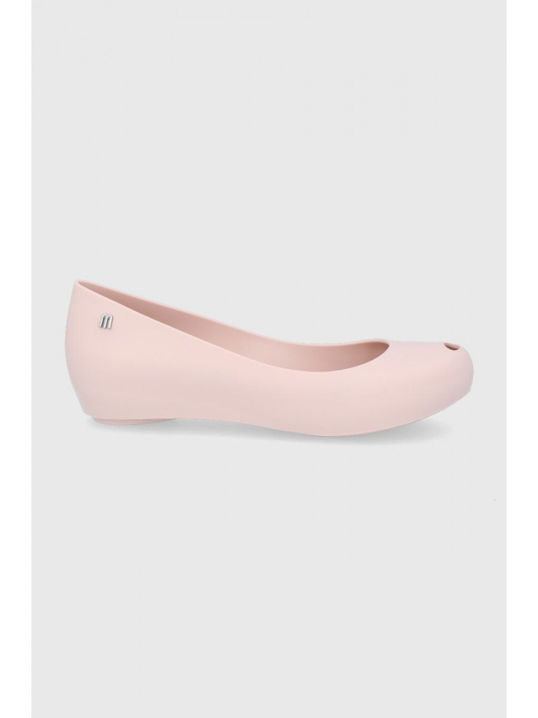 Baleríny Melissa růžová barva na plochém podpatku
