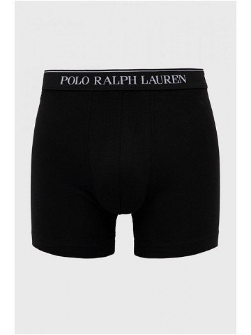 Boxerky Polo Ralph Lauren pánské černá barva 714835887002
