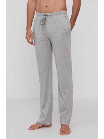 Pyžamové kalhoty Polo Ralph Lauren pánské šedá barva hladké 714844762003