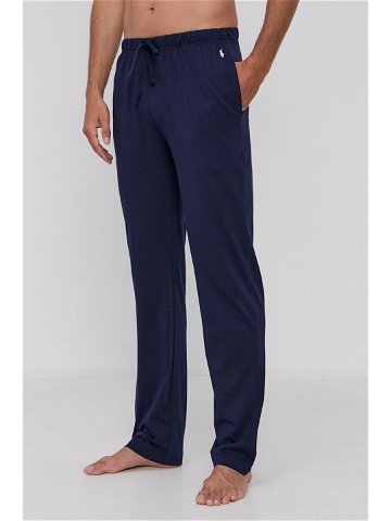 Pyžamové kalhoty Polo Ralph Lauren pánské tmavomodrá barva hladké 714844762002