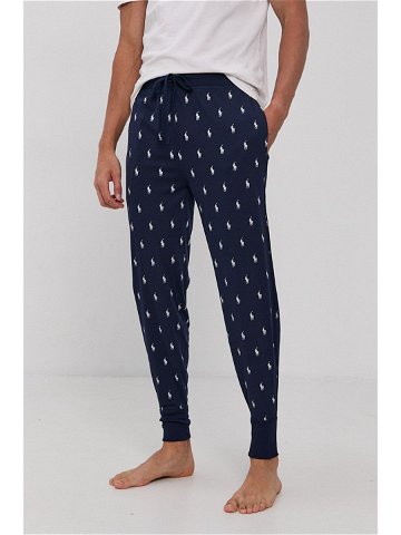 Pyžamové kalhoty Polo Ralph Lauren pánské tmavomodrá barva vzorované 714844764001