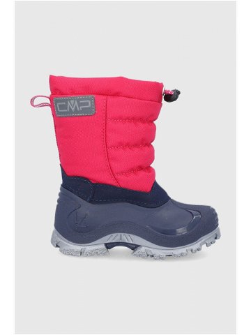 Zimní boty CMP KIDS HANKI 2 0 SNOW BOOTS růžová barva