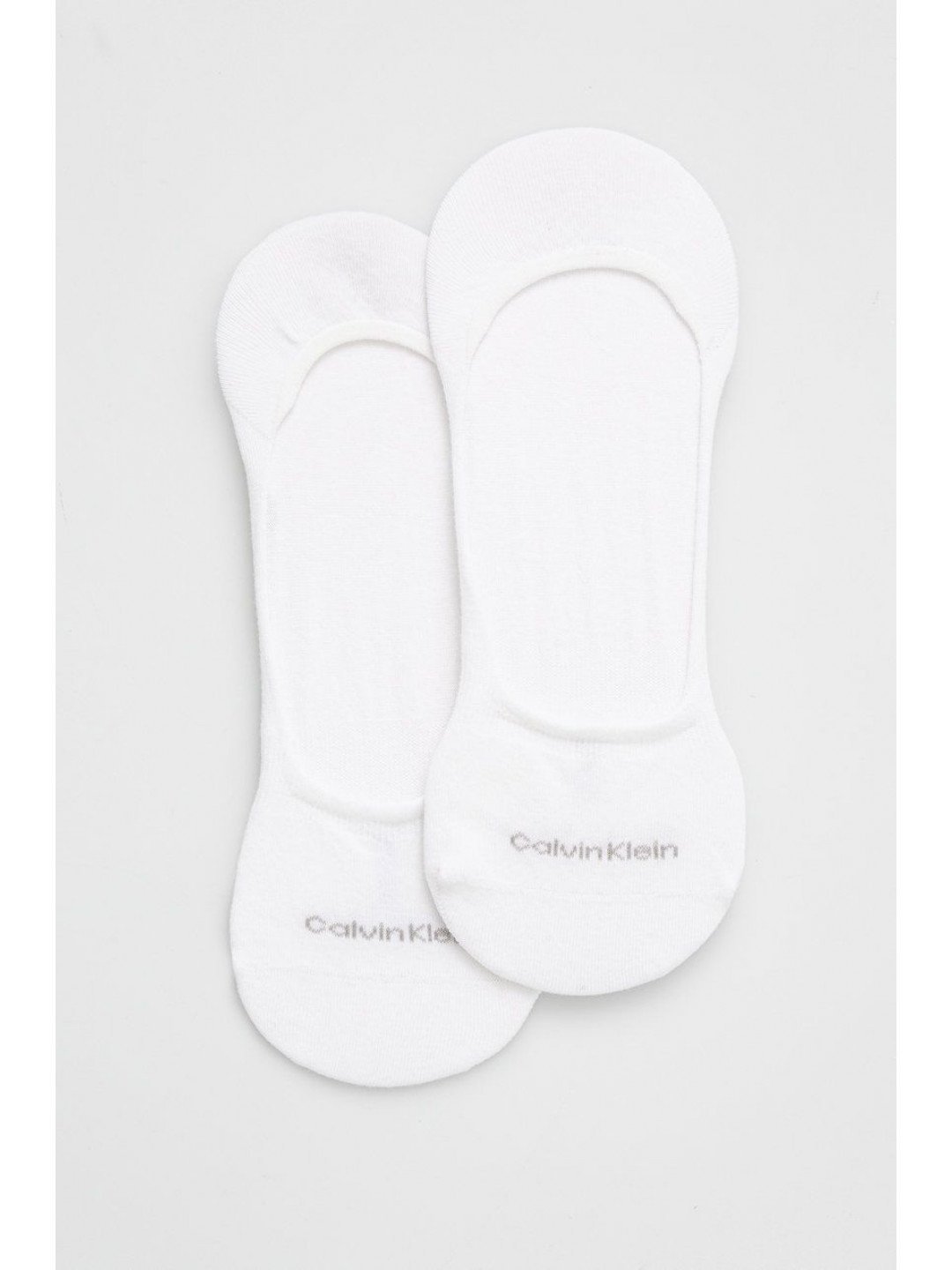Ponožky Calvin Klein 2-pak pánské bílá barva