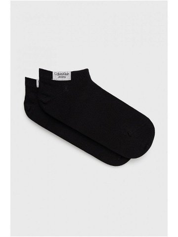 Ponožky Calvin Klein Jeans dámské černá barva