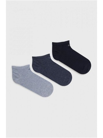 Ponožky Calvin Klein dámské modrá barva