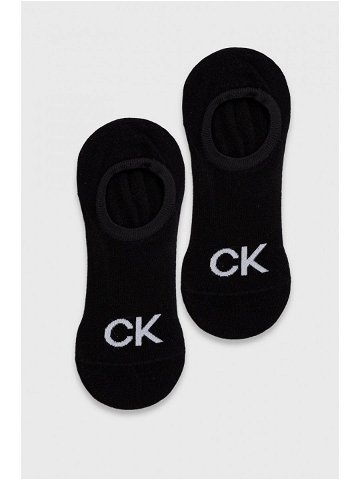 Ponožky Calvin Klein pánské černá barva