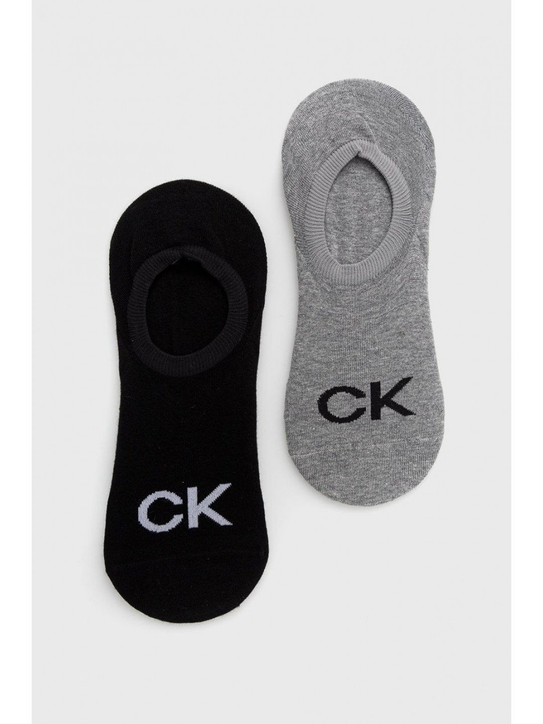 Ponožky Calvin Klein pánské šedá barva