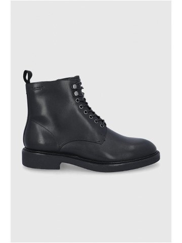Kožené boty Vagabond Shoemakers pánské černá barva