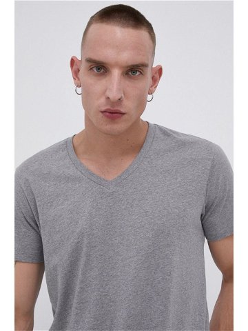 Tričko Levi s 2-pack šedá barva