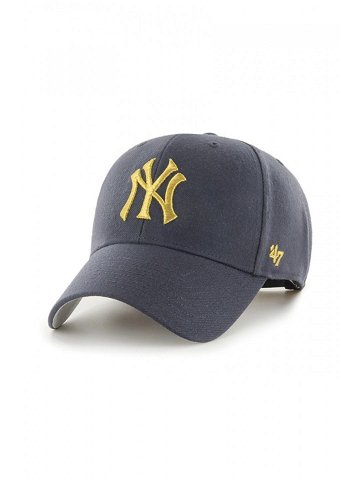 Čepice 47brand MLB New York Yankees tmavomodrá barva s aplikací