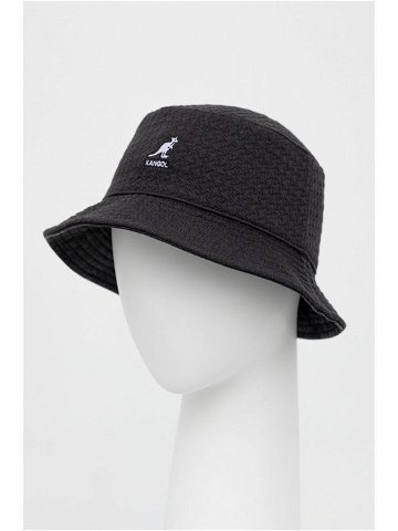 Oboustranný klobouk Kangol černá barva K5317 BB001-BB001
