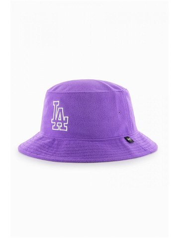 Klobouk 47brand MLB Los Angeles Dodgers fialová barva