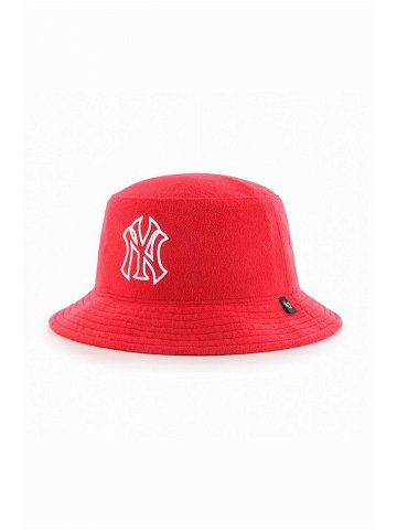 Klobouk 47brand MLB New York Yankees červená barva
