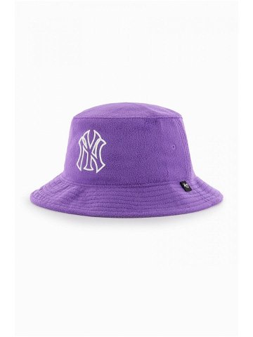 Klobouk 47brand MLB New York Yankees fialová barva