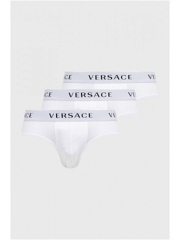 Spodní prádlo Versace 3-pack pánské bílá barva