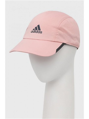 Čepice adidas Performance HE9760 růžová barva s potiskem