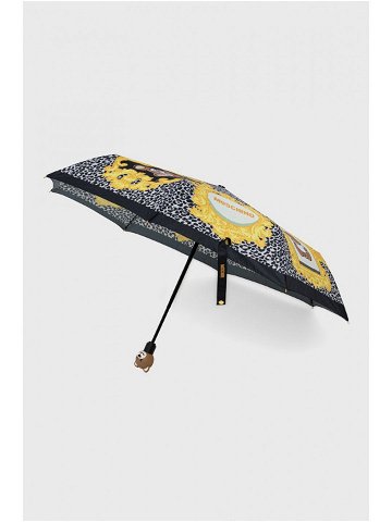 Deštník Moschino černá barva 8106