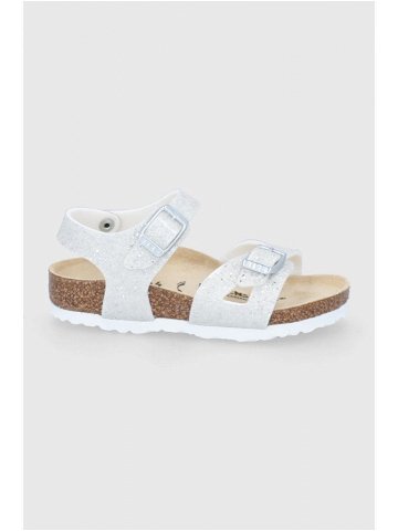 Dětské sandály Birkenstock bílá barva