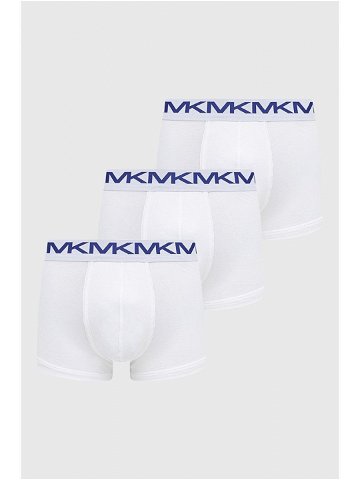 Boxerky MICHAEL Michael Kors 3-pack pánské bílá barva