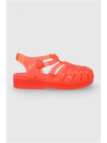 Dětské sandály Melissa oranžová barva