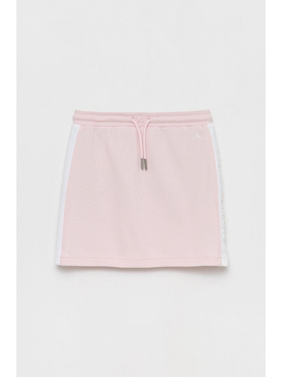 Dětská sukně Calvin Klein Jeans růžová barva mini jednoduchý