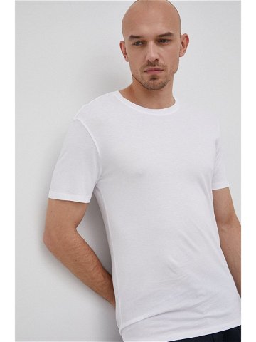 Bavlněné tričko MICHAEL Michael Kors bílá barva hladký