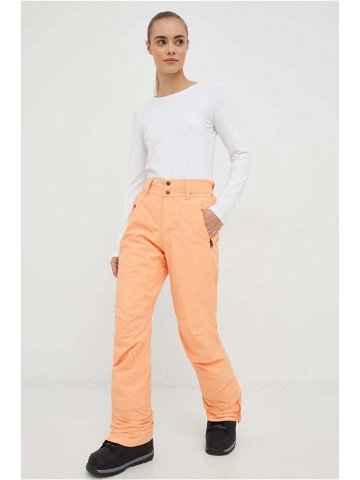 Kalhoty Protest Cinnamon dámské oranžová barva