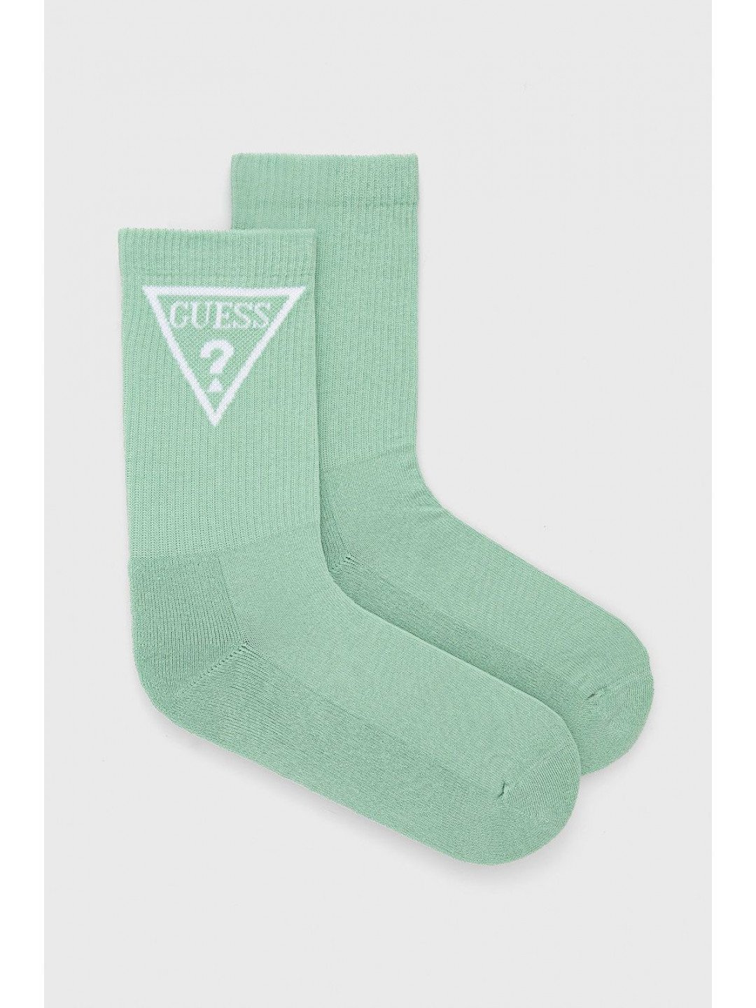 Ponožky Guess ELLEN dámské zelená barva V2GZ00 ZZ00I