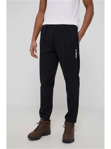 Outdoorové kalhoty adidas TERREX GM4771 pánské černá barva
