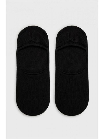 Ponožky BOSS 2-pack pánské černá barva 50469772