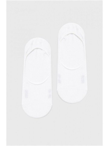 Ponožky BOSS 2-pack pánské bílá barva 50469772