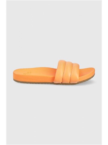 Pantofle Billabong dámské oranžová barva