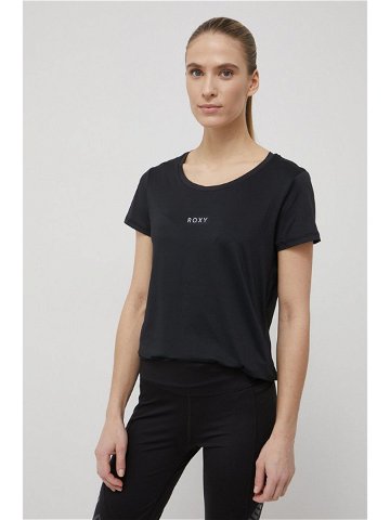 Tričko Roxy dámský černá barva