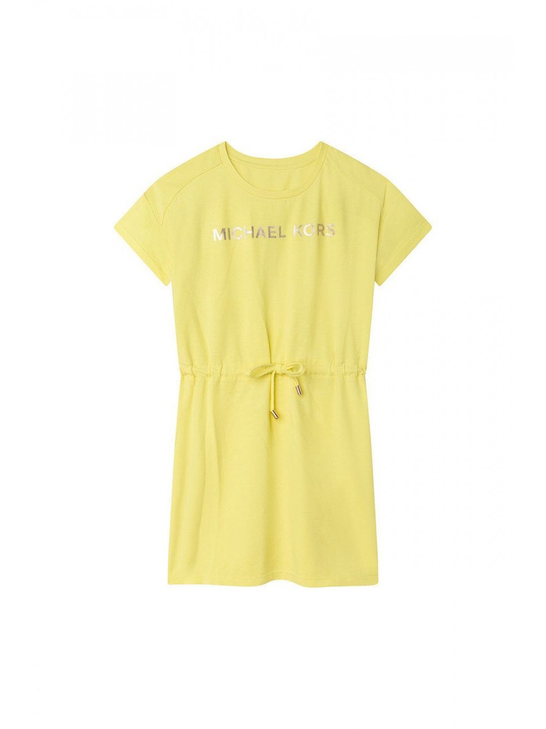 Dětské bavlněné šaty Michael Kors žlutá barva mini áčková