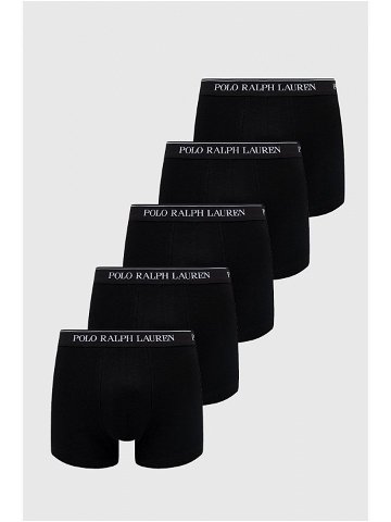 Boxerky Polo Ralph Lauren pánské černá barva 714864292001