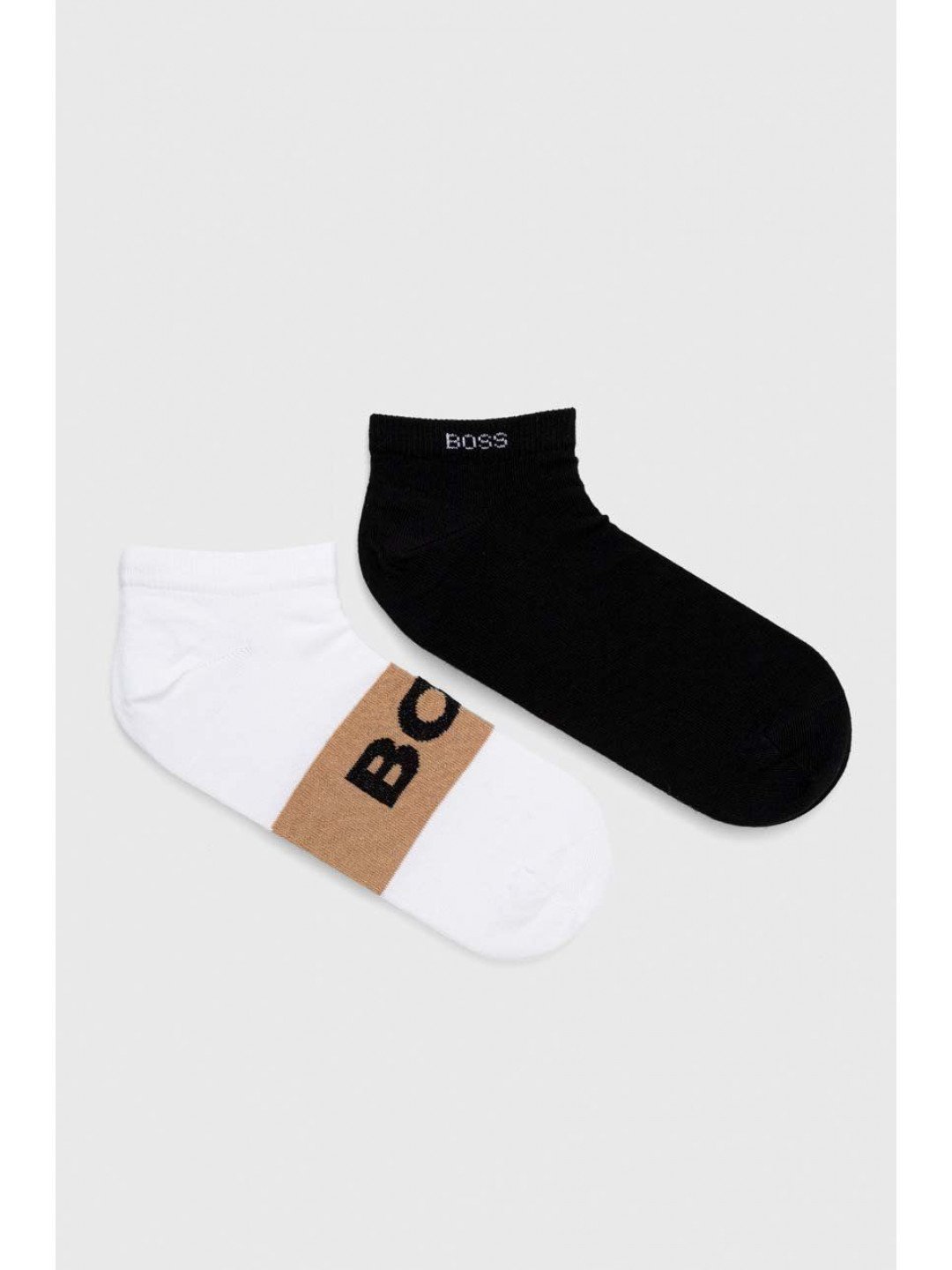 Ponožky BOSS 2-pack pánské béžová barva 50467747