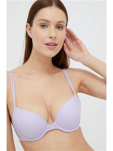 Podprsenka Calvin Klein Underwear fialová barva 000QF6345E