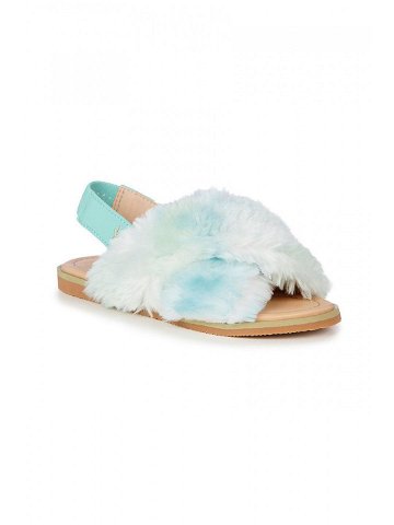 Dětské sandály Emu Australia Jessie tyrkysová barva
