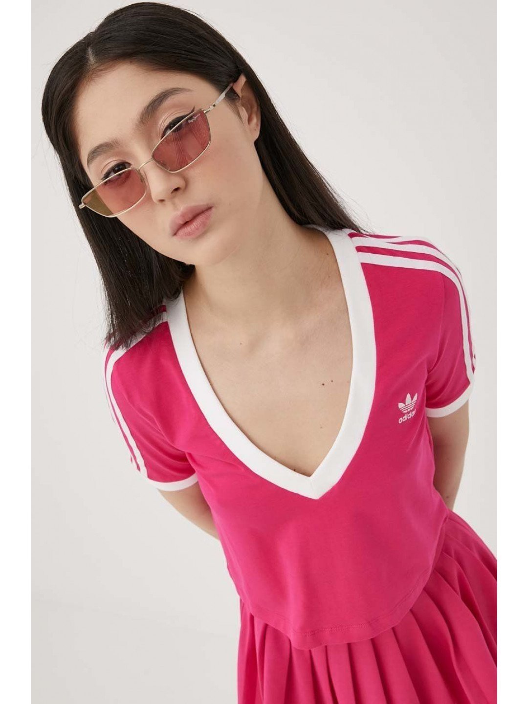 Tričko adidas Originals růžová barva HG6595-REMAG