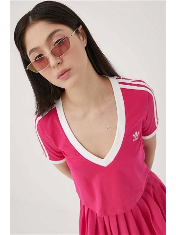 Tričko adidas Originals růžová barva HG6595-REMAG