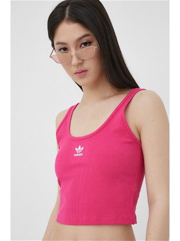 Top adidas Originals Adicolor HG6164 dámský růžová barva