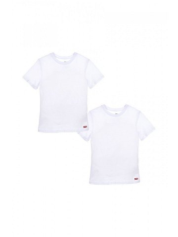 Dětské tričko Levi s bílá barva
