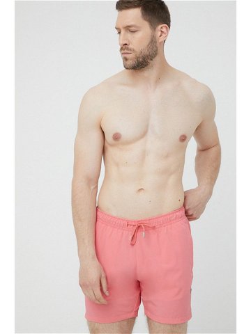 Plavkové šortky John Frank růžová barva
