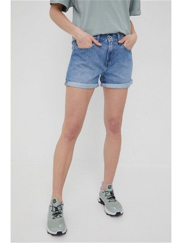 Džínové šortky Pepe Jeans Mable Short dámské hladké medium waist