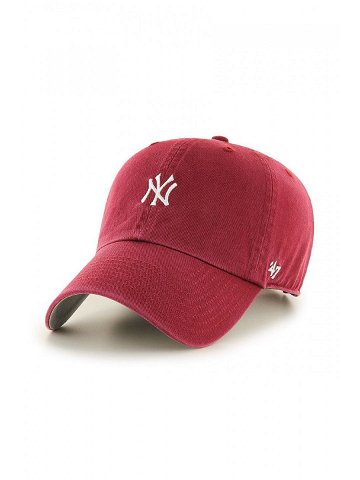 Čepice 47brand New York Yankees červená barva s aplikací