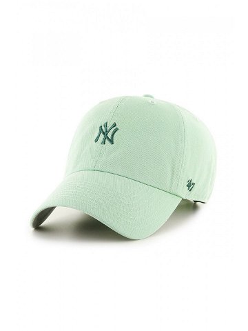 Čepice 47brand New York Yankees zelená barva s aplikací