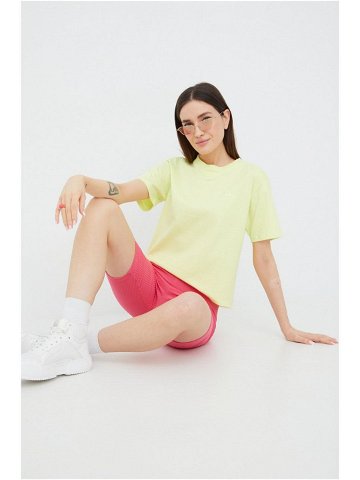 Bavlněné tričko adidas Originals Trefoil Moments HE6891 zelená barva HE6891-PULYEL